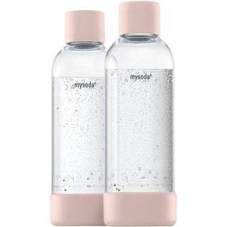 MySoda Woody flaske pink 2 stk 1 liter
