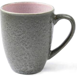 Bitz Mug 30 Cl Grey/pink - Kaffekopper Stentøj Grå - 821392