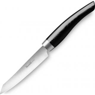 Nesmuk Soul Officemesser 9 cm - Niobstahl - Griff Micarta schwarz - Schwarz,Silber