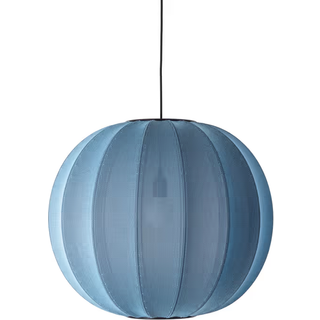 Made By Hand Knit-Wit Round Pendel Blue Stone Ø60