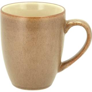 BITZ Wood krus m/hank 30 cl - wood/sand