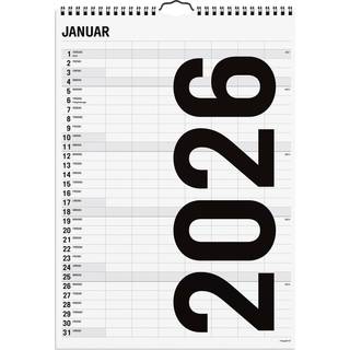 Mayland Familiekalender Black and white 7 kol. 2026