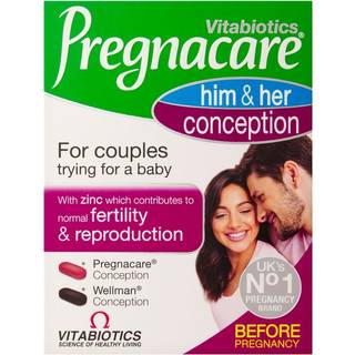 Vitabiotics Pregnacare Him & Her Conception, 60 tabletter