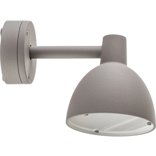 Louis Poulsen Udendørs væglampe Toldbod 155, Aluminium/grå/zink, Aluminium, Design