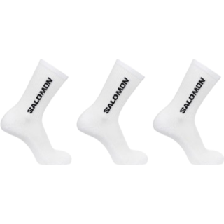 Salomon Everyday Crew, sokker, 3-pak, hvid