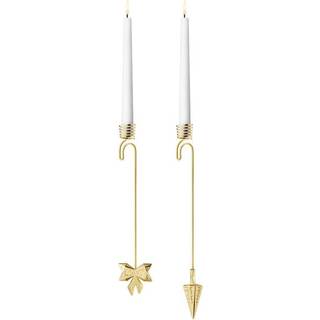 Georg Jensen 2022 Lysholder Sløjfe & Kræmmerhus - Guld