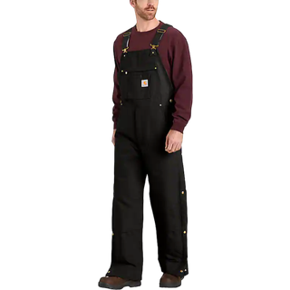 CARHARTT Overalls Firm Duck Insulated BIB Overall Black - L