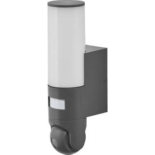 OSRAM SMART+ WiFi LED-udendørskamera, mørkegrå, sensor, IP44 WiFi, dæmpbar, Aluminium/grå/zink, Plast, Moderne