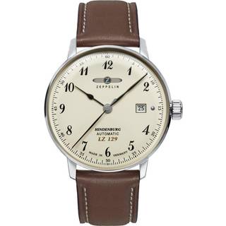 Zeppelin 8056-5 Automatikuhr für Herren Hindenburg LZ129 Braun/Beige