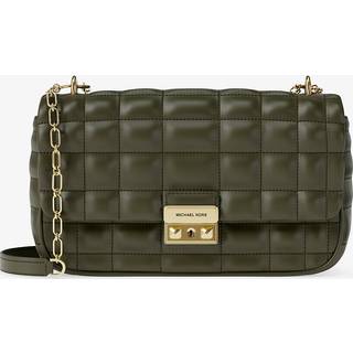 MK Tribeca Large Quilted Leather Shoulder Bag - Green - Michael Kors - ONE SIZE
