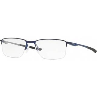 Oakley Mand OX3218 SOCKET 5.5 321803 Optiske stel Metal Blå Transparent Firkantet Normal