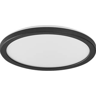 OSRAM LED loftslampe ORBIS ULTRA SLIM, dæmpbar, Sort, Stue/spisestue, Plast, Moderne