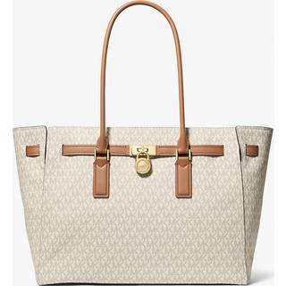 MK Hamilton Moderne Large Signature Logo Tote Bag - Natural - Michael Kors - ONE SIZE