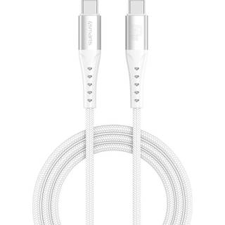 4smarts PrimeCord USB-C til USB-C Kabel 60W - 1.5 m - Hvid