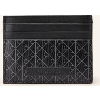 Allover Monogram Logo Card Holder - Black - One Size
