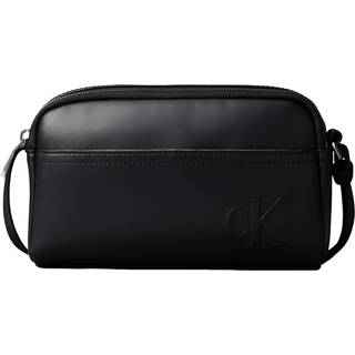 Embossed Monogram Logo Camera Bag - Black - One Size