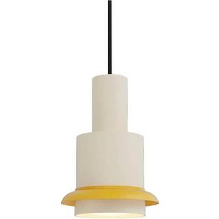 Dcwéditions Chaumont Pendel Ø19×H28 – White/yellow - DCWéditions - Hos Lampeagenten