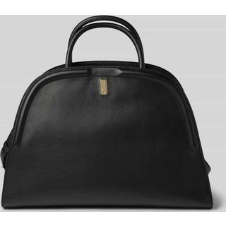 Ariell-tote bag i kornet læder med aftagelig rem
