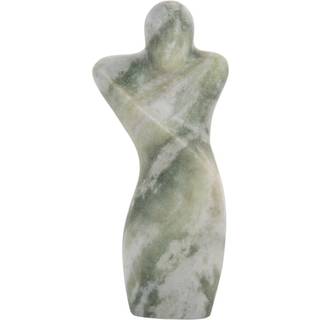 Figur male abstrakt grøn H.23 cm
