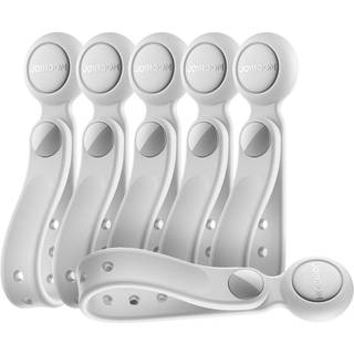 Joyroom magnetiske kabelbånd – 6-pak, hvid