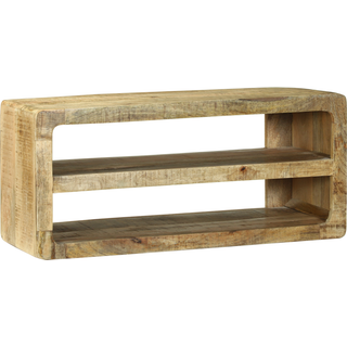 TV Skab med hylde Brun 80 x 32 x 36 cm Massivt mangotræ