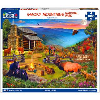 White Mountain Puzzles - Great Smoky National Park - 1000 Piece Jigsaw Puzzle for Adults & Kids - Fun Family Activity - 24 """" X30 """"