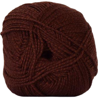 Hjertegarn Lana Cotton 212 - Bomuldsgarn - Merino Garn - 1321 Mørk Rust Rød