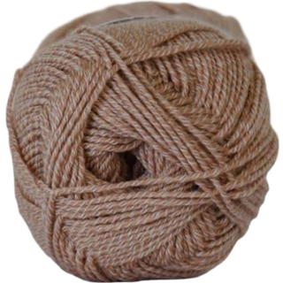 Hjertegarn Lana Cotton 212 - Bomuldsgarn - Merino Garn - fv 1309 Mørk Beige