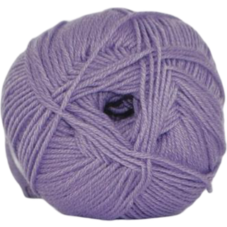 Hjertegarn Lana Cotton 212 - Bomuldsgarn - Merino Garn - 3718 Lys Lilla