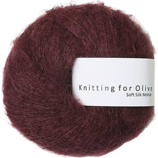Knitting for Olive Soft Silk Mohair - Bordeaux