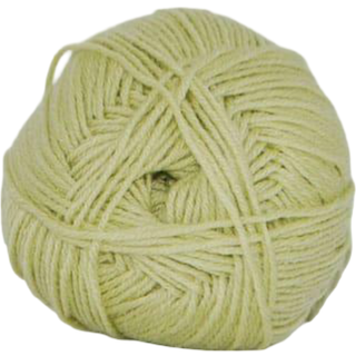 Hjertegarn Lana Cotton 212 - Bomuldsgarn - Merino Garn - Fv 525 Lys Grøn