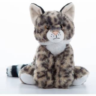 Petting Zoo Ocelot fylld djurplushie gåvor för barn vilda onez vilda djur ocelot plysch leksak 9 tum