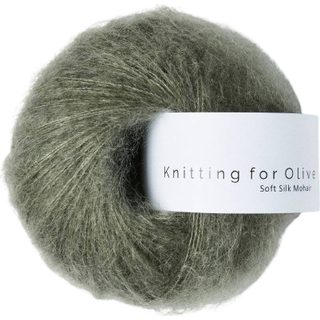 Knitting for Olive Soft Silk Mohair - Støvet Søgrøn
