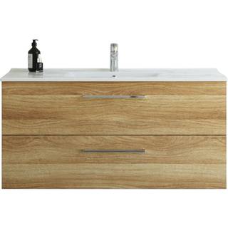 Dansani Mido+ møbelsæt 120 cm varm eg m/ Amber vask