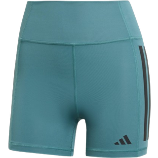Korte Optime 3-Stripes 1/4-tights - Preloved Teal - M 13 CM