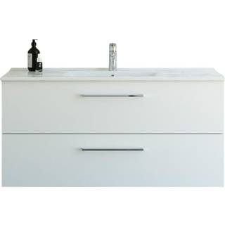 Dansani Mido+ møbelsæt 120 cm hvid mat m/ Amber vask