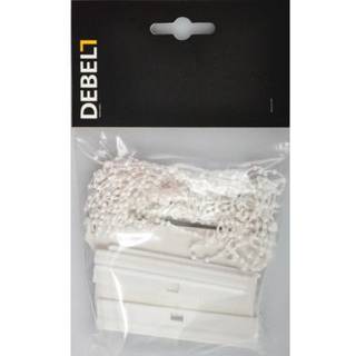 DEBEL Lamelgardin Kit Set - Hvid
