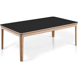 Skovby SM 205 sofabord (hvidolieret eg / sort nano laminat)