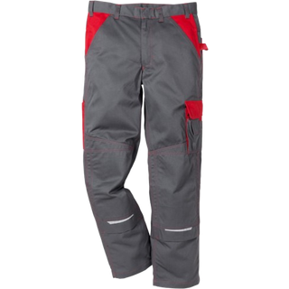 Kansas 100805 Icon Bukser / Arbejdsbukser Grå/Rød C60