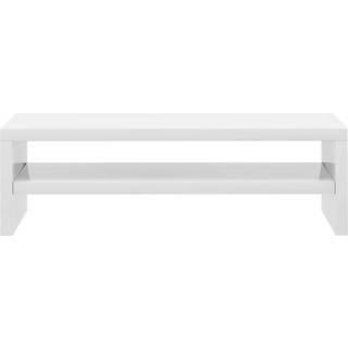 Skærmstander 42X24X13 Cm Konstrueret Træ - Hvid højglans