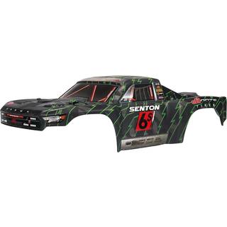 Arrma - AR406144/ ARAC3409 - 1/7 Painted Body Black/Green: SENTON 6S BLX