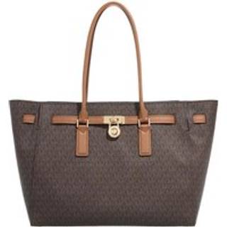 Michael Kors Hamilton Moderne Large Shopper taske mørkebrun