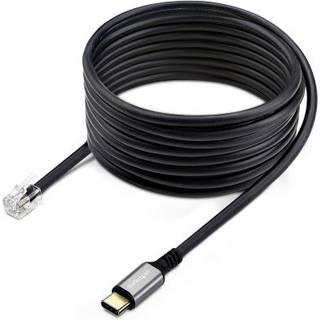 StarTech.com USB-C to RJ9 Adapter for Office Phone Handset or Wired/Wireless Headset, Use Existing Landline Hardware, 6ft/1.8m, For Laptop/Desktop Computer/Mobile Hovedsætadapter 1.8m --> På fjernlager, levevering hos dig 27-06-2026
