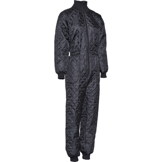 Termoheldragt m/høj hals quiltet 168011 sort Str. XS