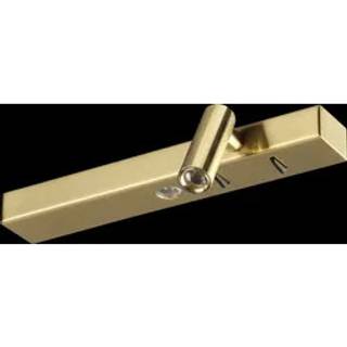 Ideallux LED væglampe Bonne Nuit 2, Messing/guld, Stue/spisestue, Metal, Moderne