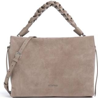 Coccinelle Boheme Suede Hobo bag taupe