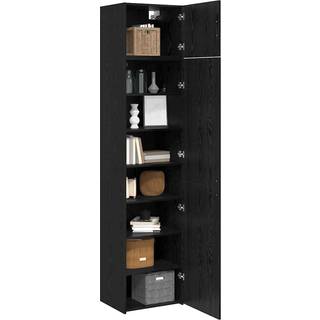 Opbevaringsskab Sort eg 50 x 41 x 225 cm Konstrueret træ