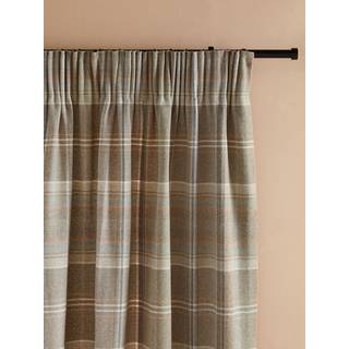 Next Børstet ternet Stofgardiner foret Gardiner