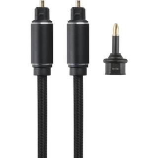 Dacota Optical 3 m med adapter, sort ➞ På lager - klar til levering og afhentning