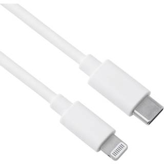 Eletra USB-C til Lightning-kabel 0,5 m, hvid